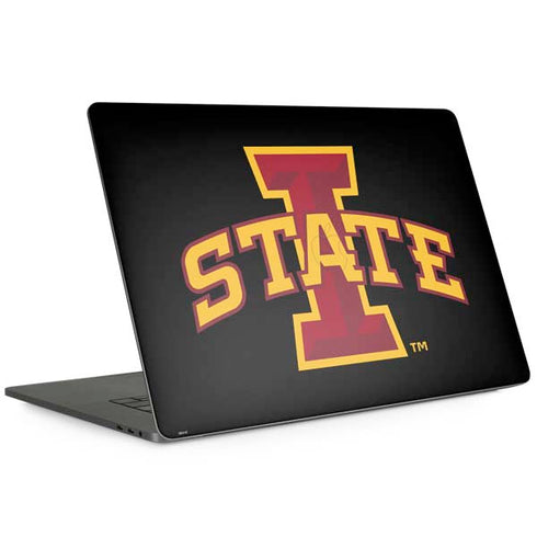 Iowa State University Primary Logo Black MacBook Skins